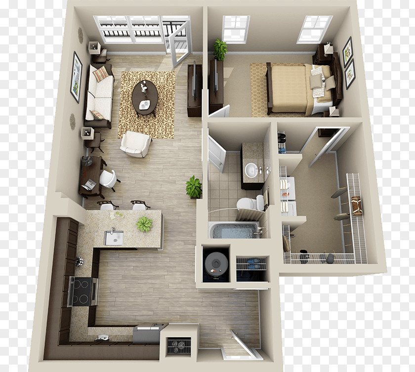 3d Floor Plan 3D House PNG