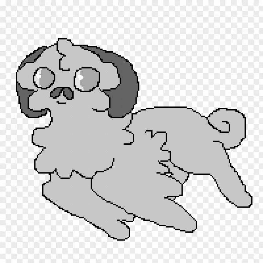 Cat Puppy Drawing Pug Line Art PNG