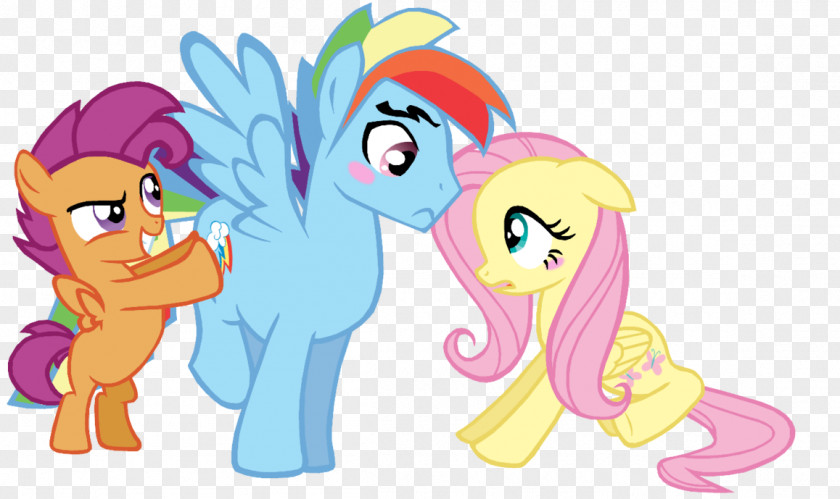 Horse Pony Fluttershy Pinkie Pie Rarity Scootaloo PNG