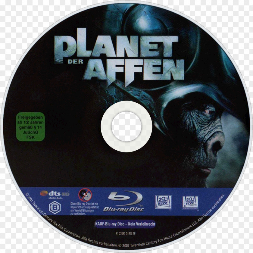 Planet Of The Apes Blu-ray Disc DVD Compact Film PNG
