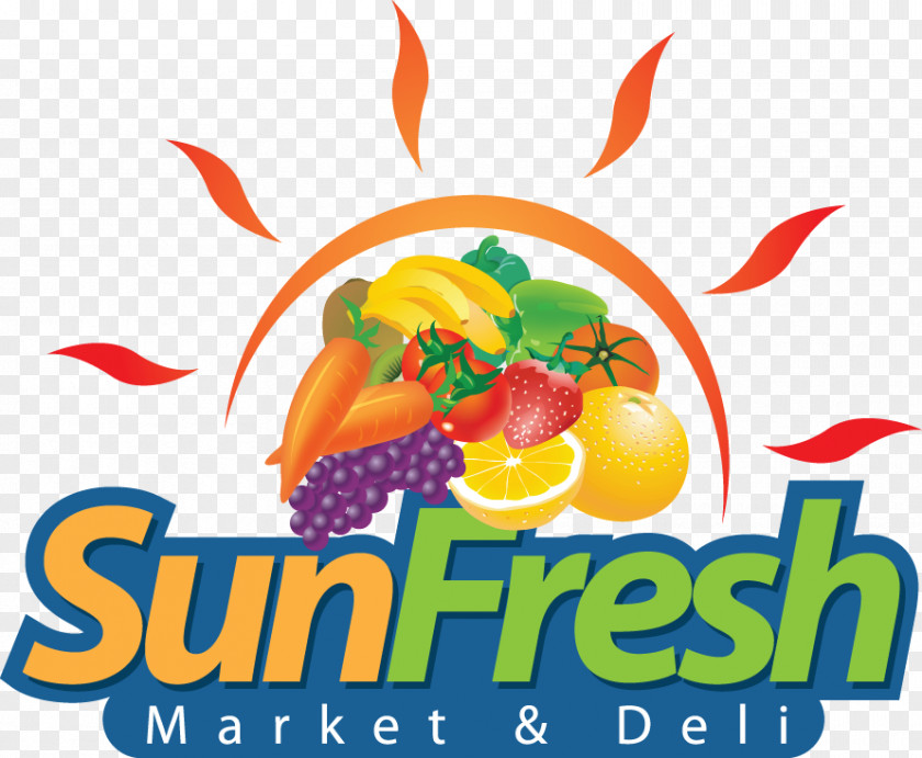 Sun Fresh Market And Deli The Grocery Store Logo PNG