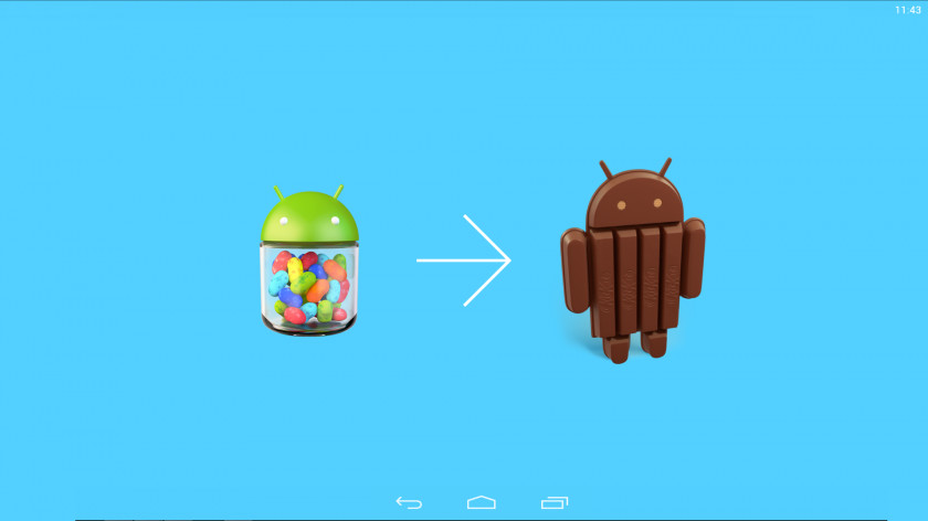 Android Google Nexus KitKat Kit Kat Home Screen PNG