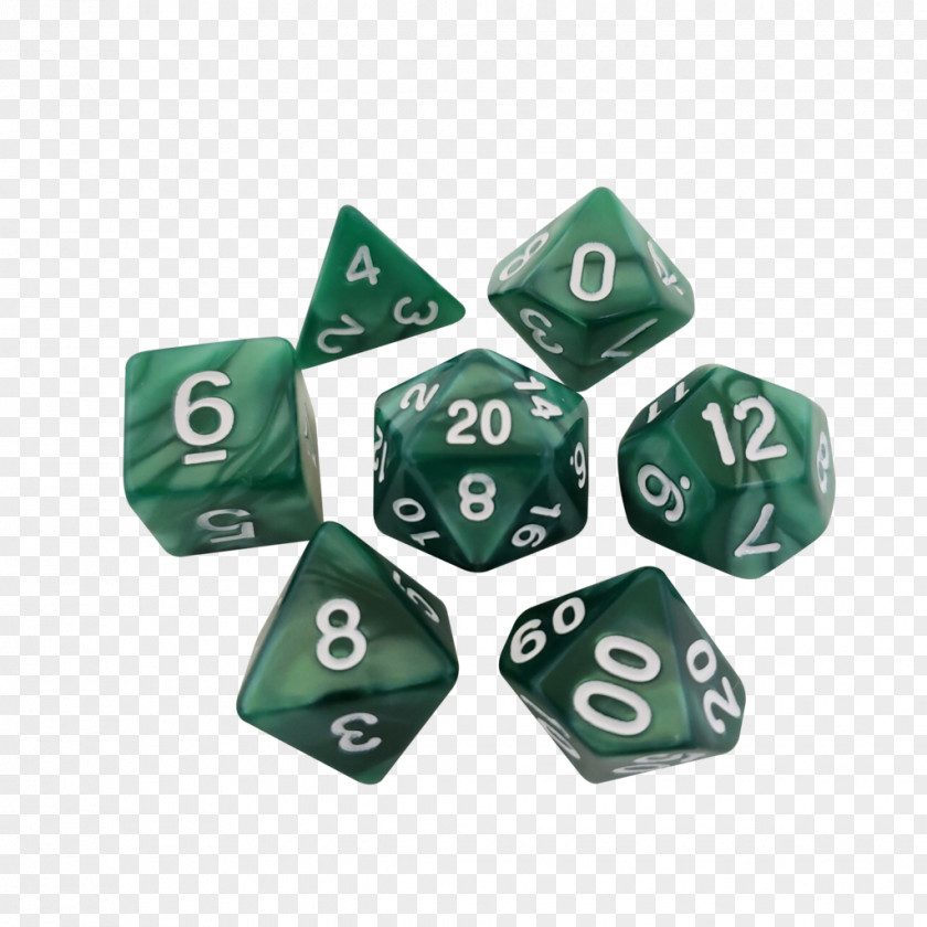 D20 Dice Dungeons & Dragons Role-playing Game Set PNG