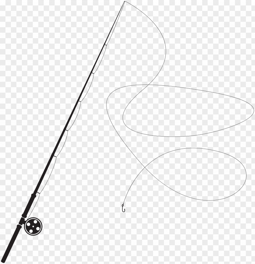 Fishing Rod Circle Triangle Area PNG