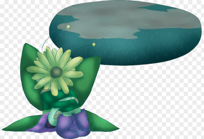 Flower Teal PNG