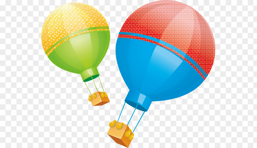 Hot Air Balloon Vector PNG