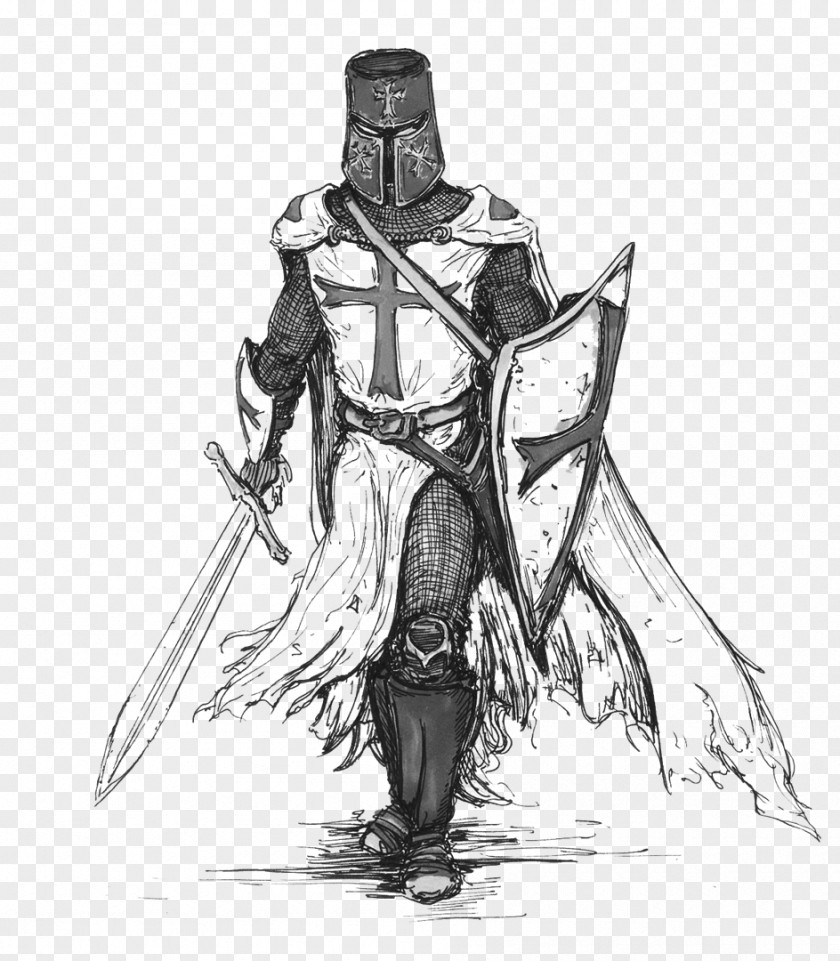 Knight Crusades Knights Templar Middle Ages Kingdom Of Jerusalem PNG