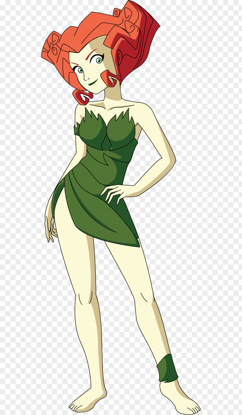 Poison Ivy Batman Robin Batgirl Cartoon PNG