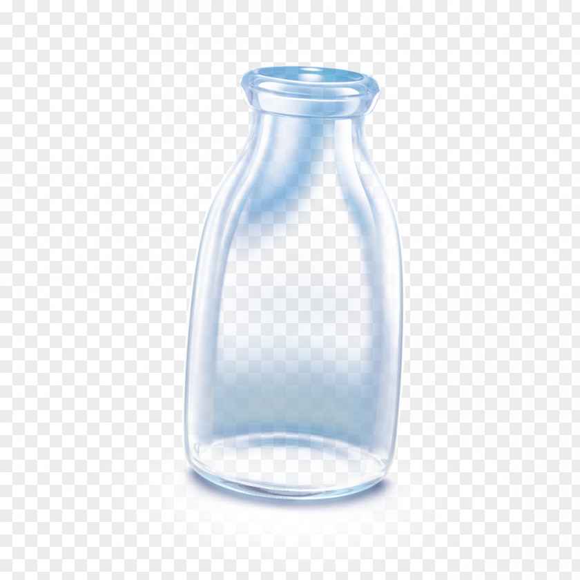 Transparent Glass Bottle Milk Water Bottles Transparency And Translucency PNG