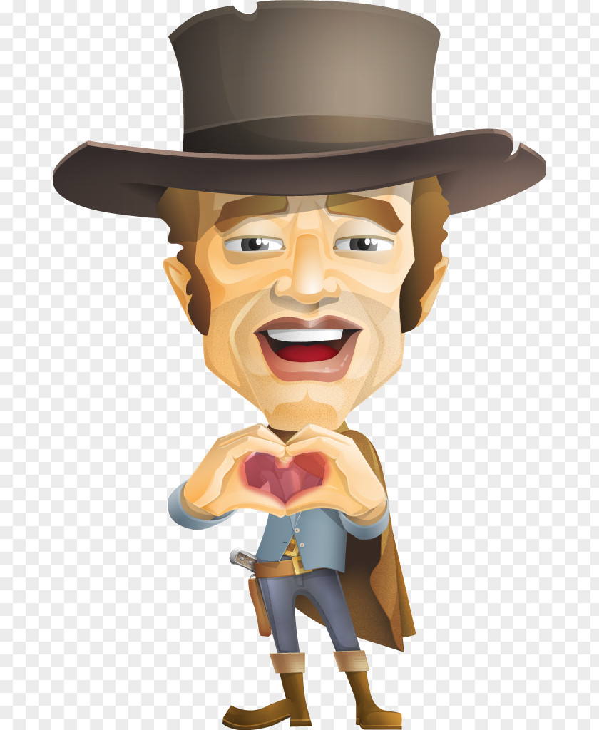 Cowboy Love Cliparts American Frontier Cartoon Western Clip Art PNG