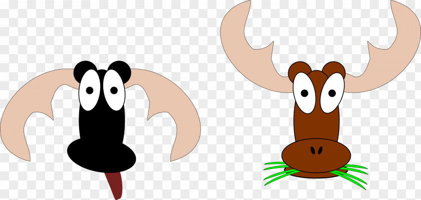 Moose Cartoon Clip Art PNG