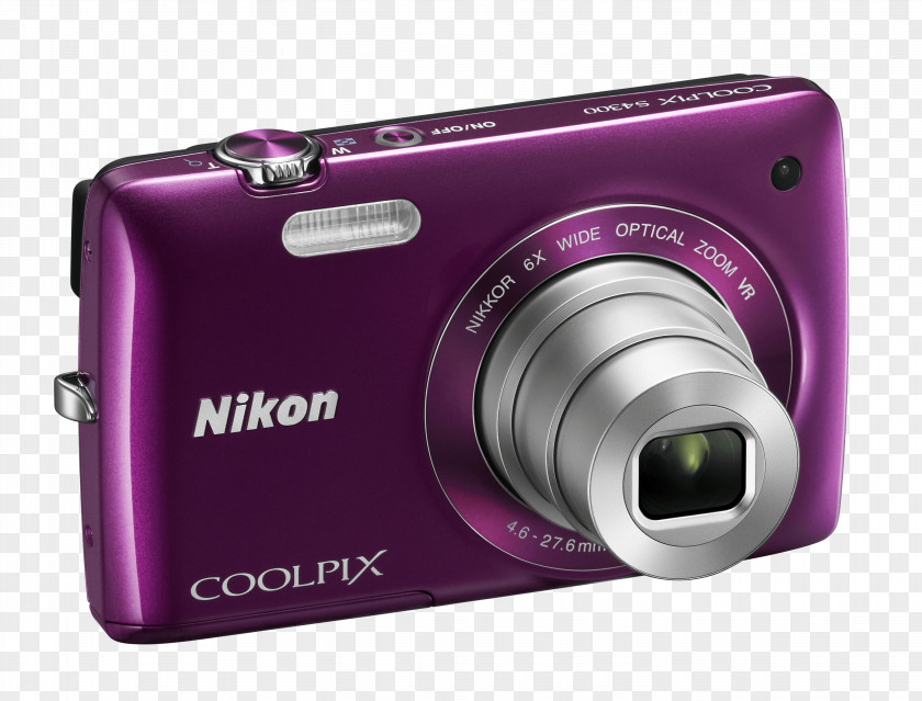 Photo Camera Image Point-and-shoot Nikon Zoom Lens Photography PNG