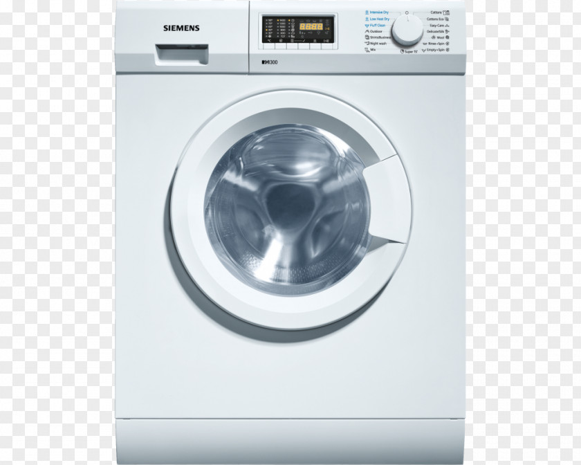 Washer Siemens IQ300 VarioPerfect WM14E425 Washing Machines Combo Dryer Clothes PNG