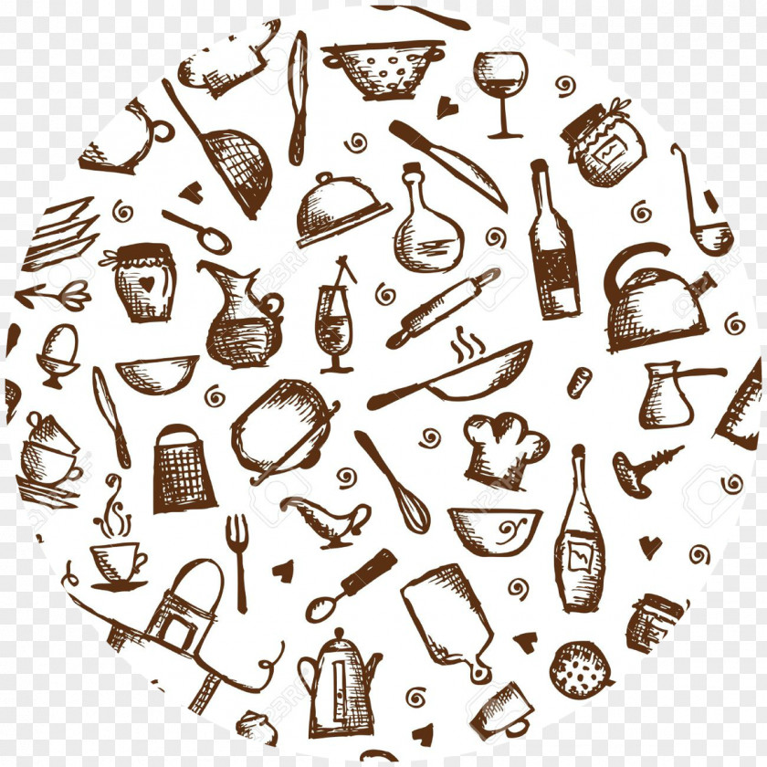 Kitchen Tools Utensil Drawing Line Art Royalty-free PNG