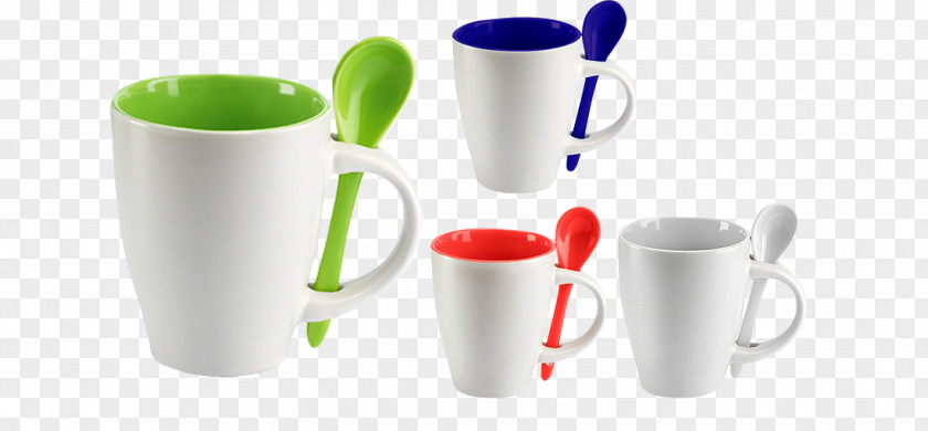 Mug Coffee Cup Ceramic Spoon Tazón PNG