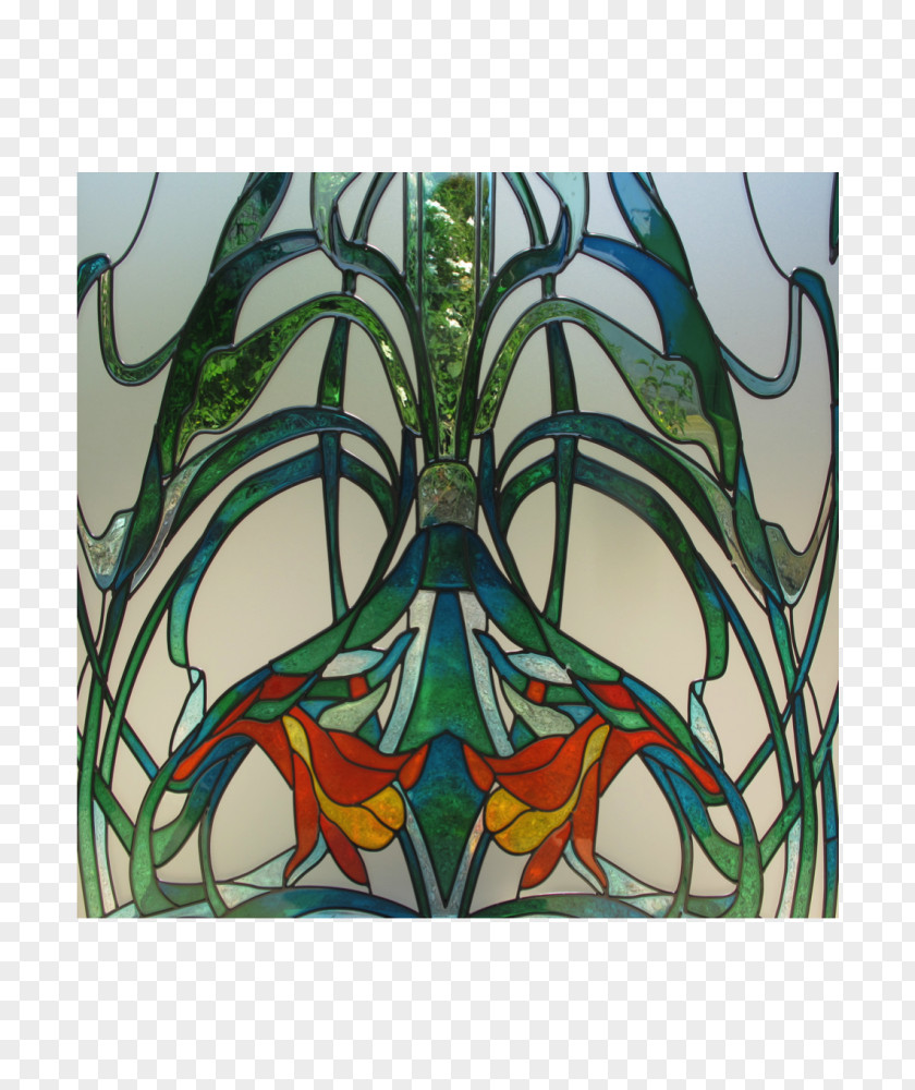Arabesc Stained Glass PNG