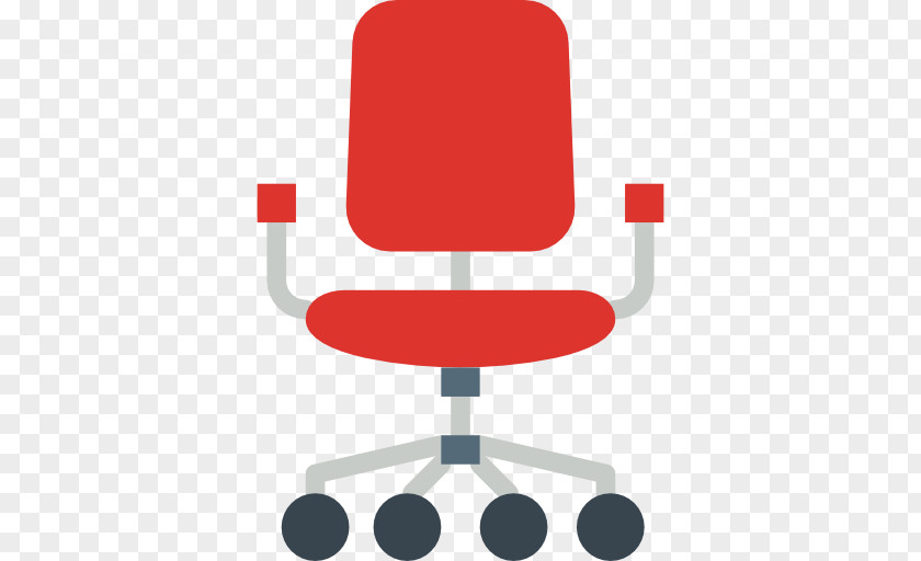 Chair Table Office Furniture Swivel PNG