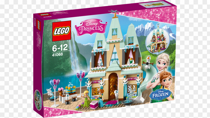 Elsa Anna Olaf LEGO 41068 Disney Princess Arendelle Castle Celebration Lego PNG