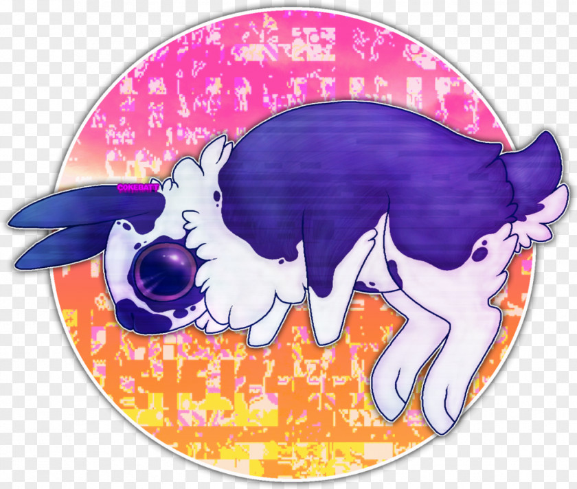 Horse Glitch Art Cartoon Character PNG