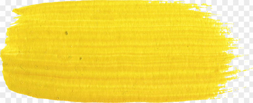 Paint Stroke Yellow PNG