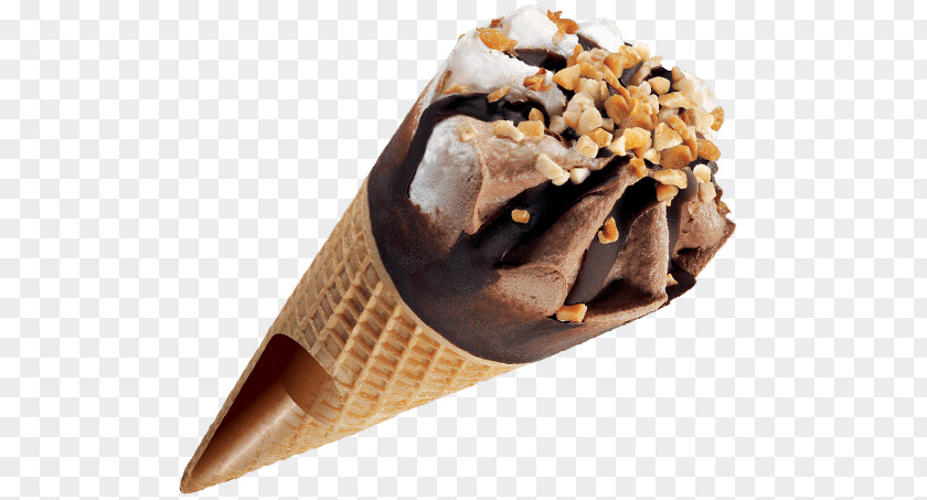 Vanilla Chocolate Ice Cream Gelato Cones PNG