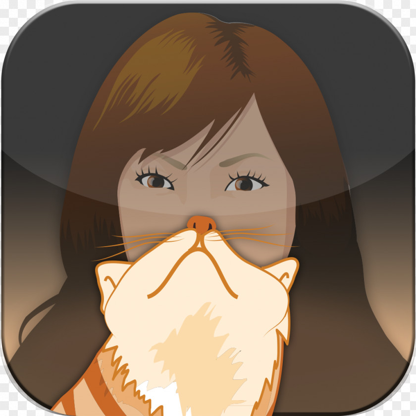Creative Beard Whiskers Cat App Store PNG