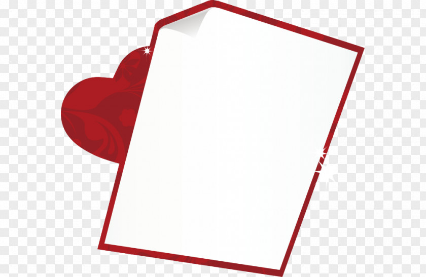 Red Heart-shaped Frame Vector Heart PNG