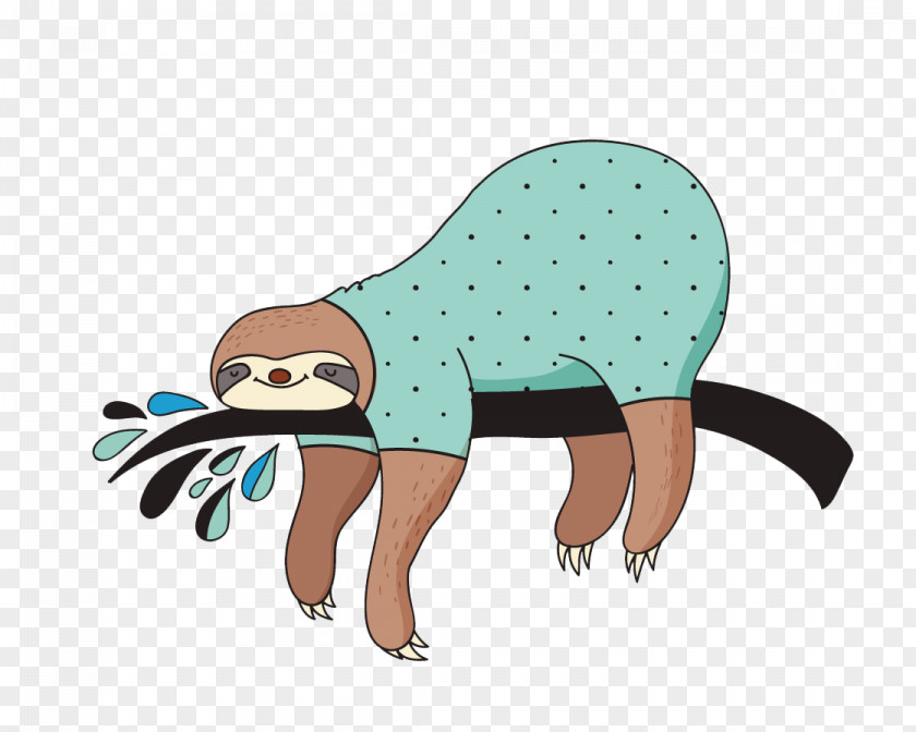 Sloth PNG clipart PNG