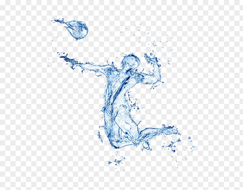 Water Man Graphic Design Drop PNG