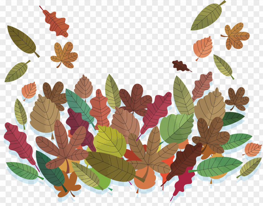 Autumn Leaves Poster PNG