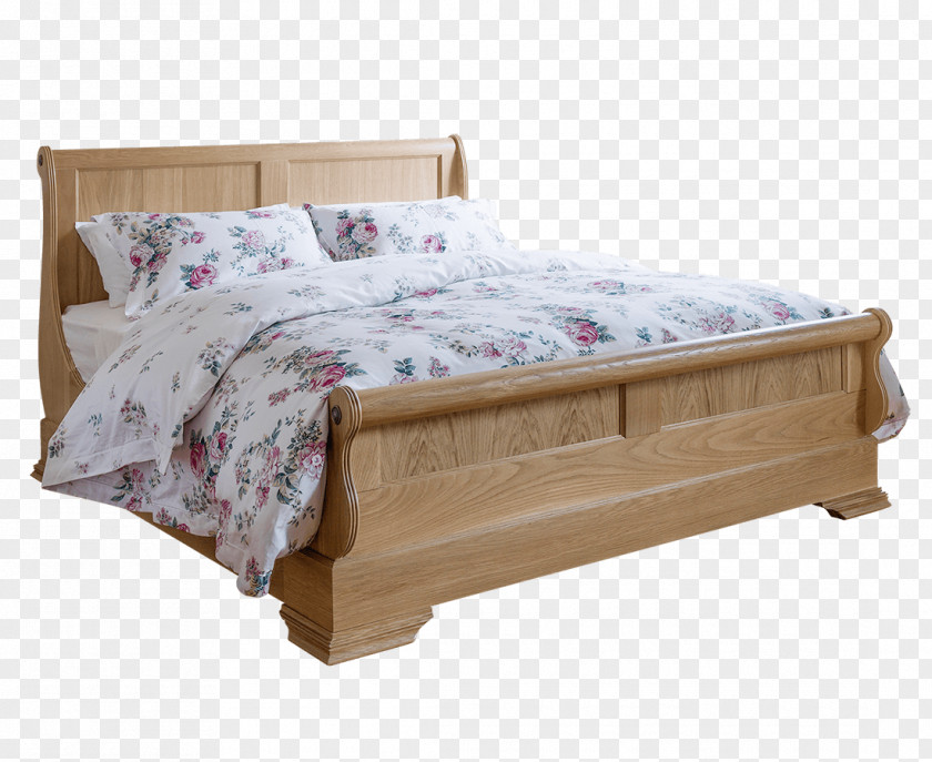 Bed Frame Bedside Tables Sleigh Size PNG