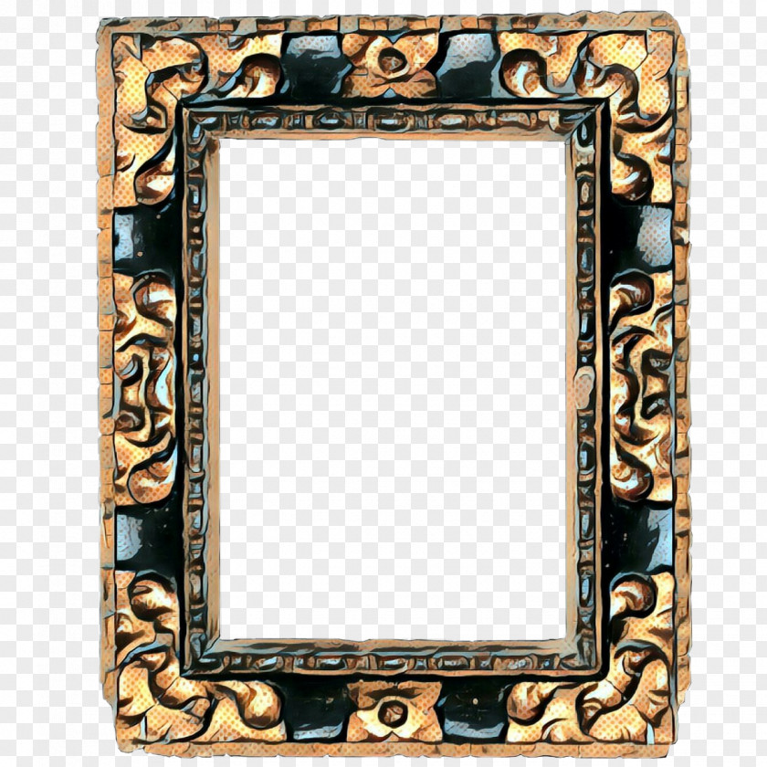 Metal Interior Design Picture Frame PNG