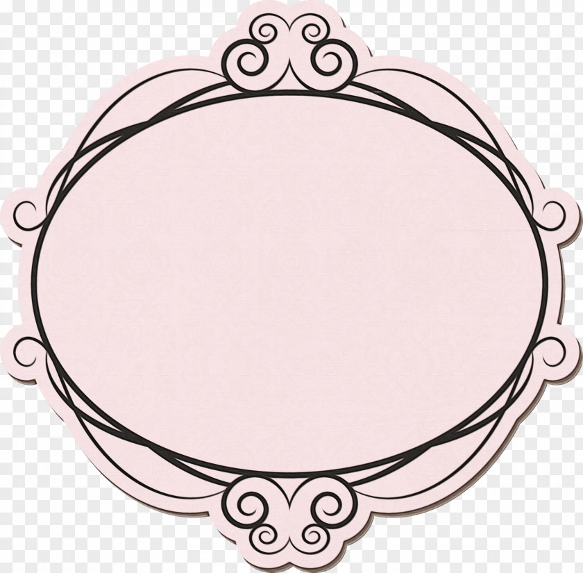 Oval Printing Picture Cartoon PNG