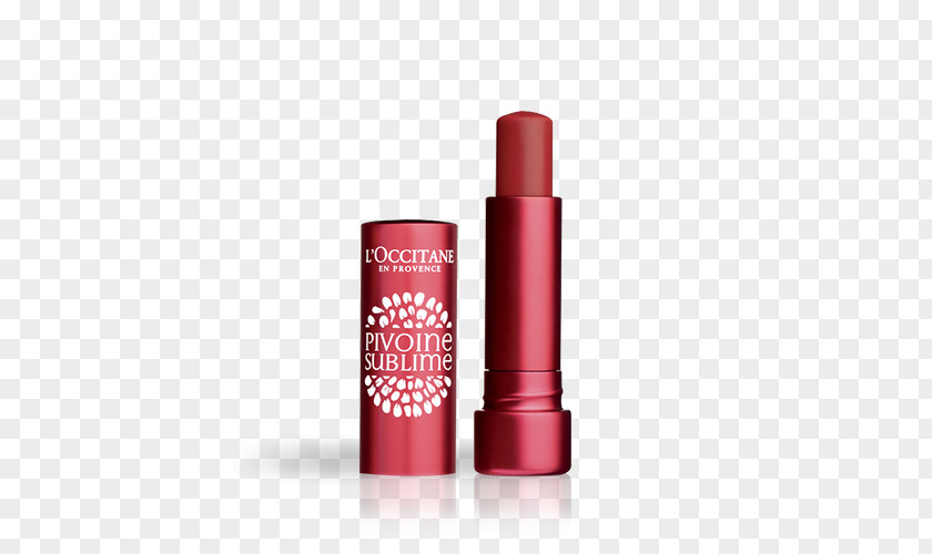 Peony Shading Lipstick Lip Balm L'Occitane En Provence Perfume PNG