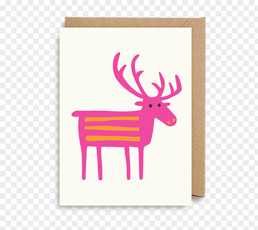 Reindeer Greeting & Note Cards Paper Gift PNG
