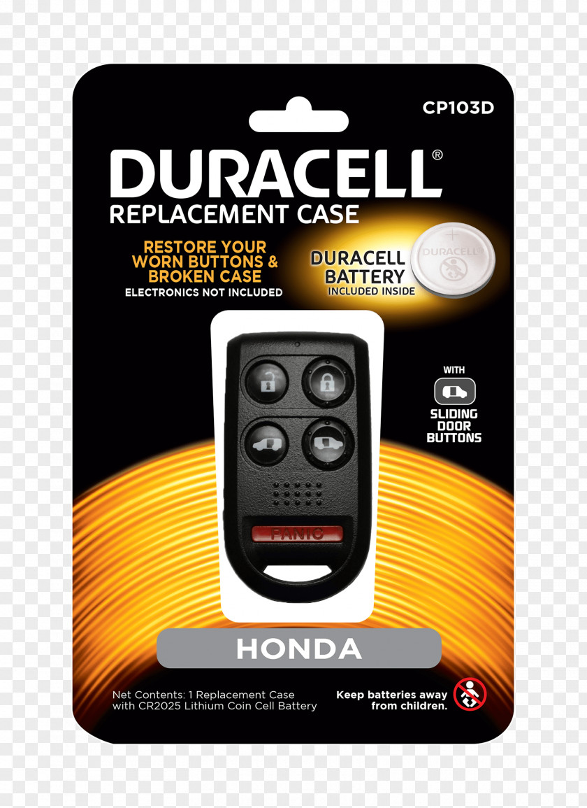 Remote Controls Keyless System Electronics Duracell 2010 Cadillac Escalade PNG