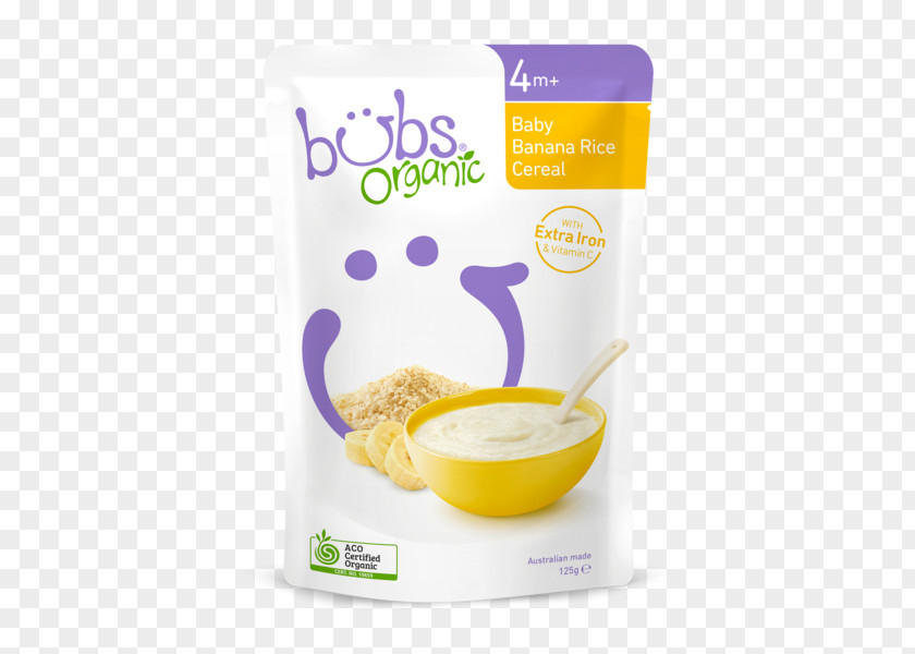 Spoon Rice Cereal Vegetarian Cuisine Baby Food Organic Porridge PNG