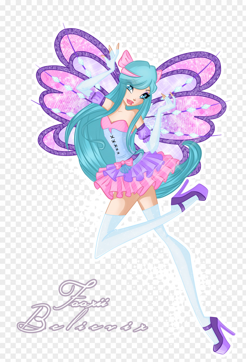 Winx Club Believix In You Fairy Mythix Butterflix PNG