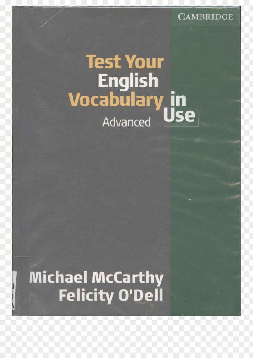 English Vocabulary In Use: Advanced Test Your Use. Elementary Grammar Use Eng Voc Font PNG