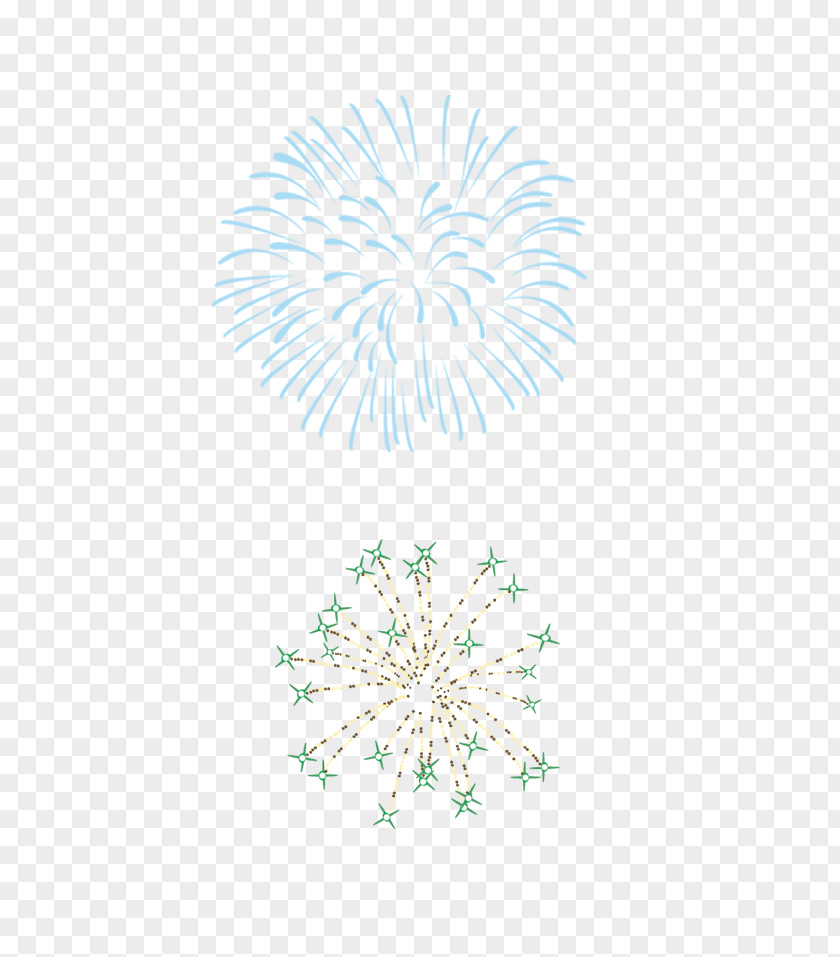 Fireworks Flower Pattern PNG