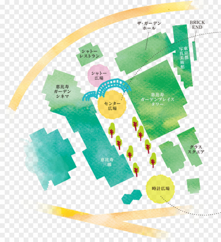 Map Place Yebisu Garden Festival 22 April 7 May PNG