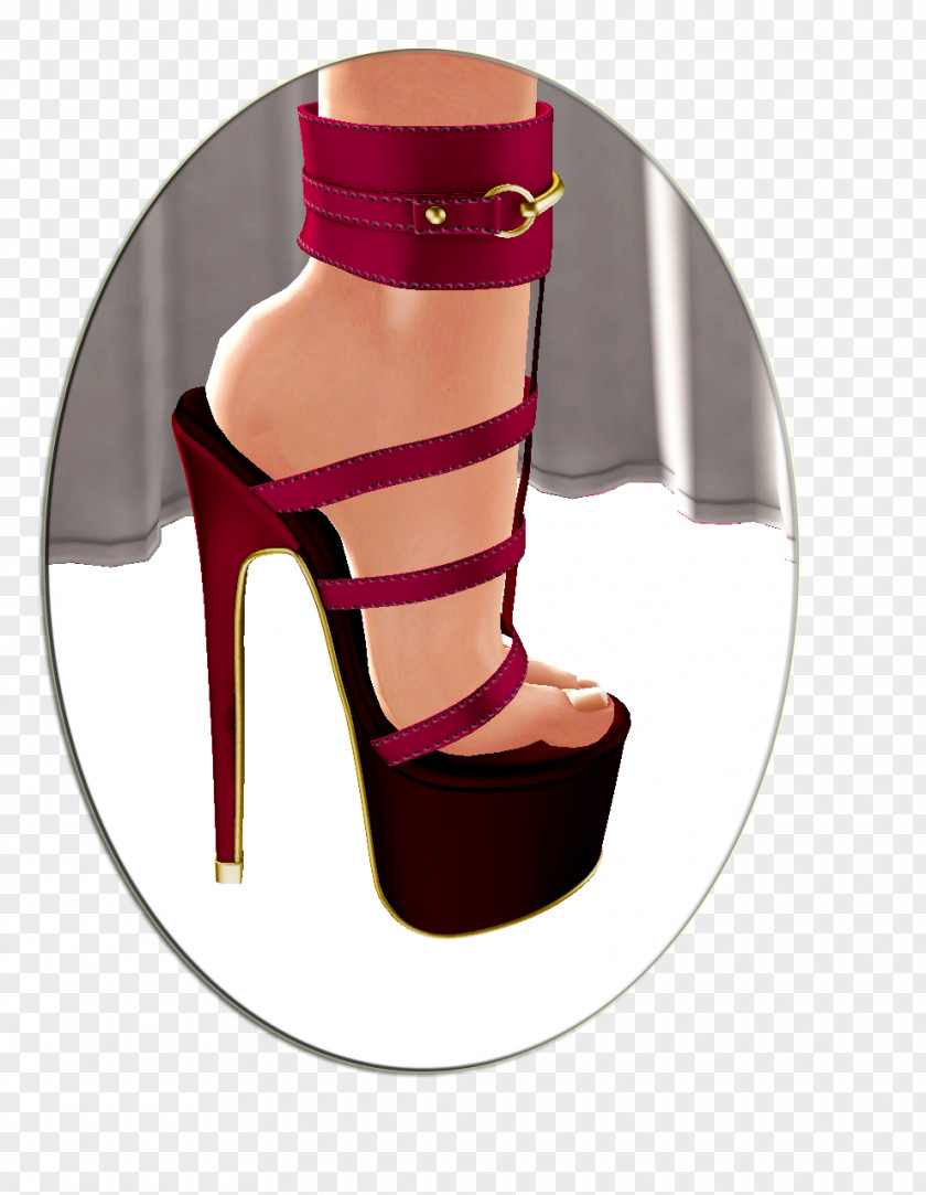 Sandal High-heeled Shoe PNG