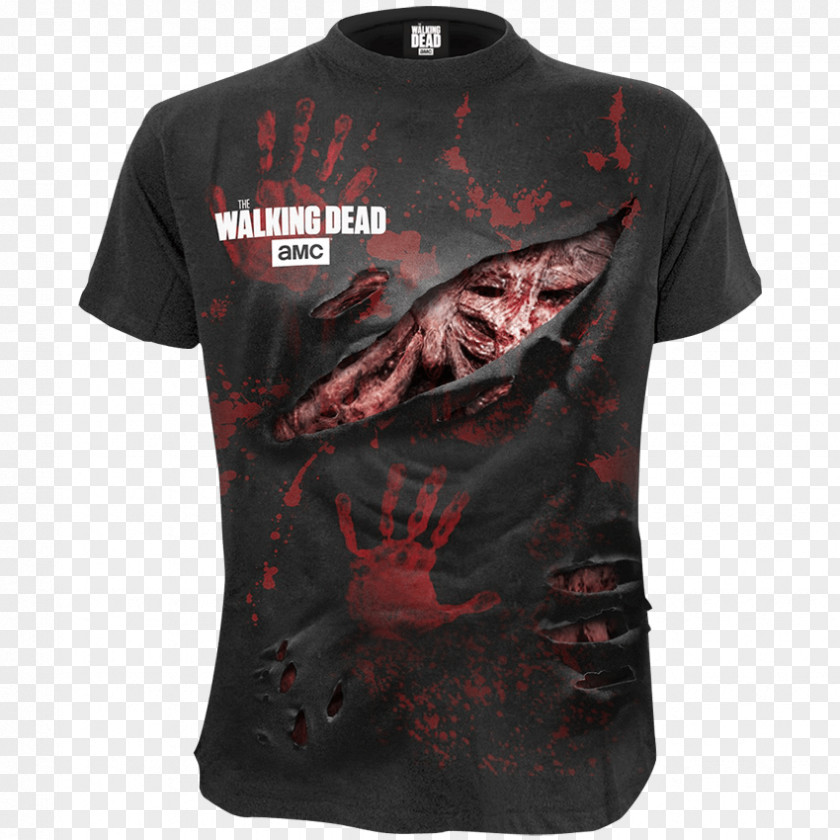 T-shirt Infected Rick Grimes Michonne Negan PNG