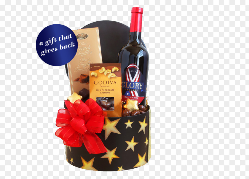 Giving Gifts. Liqueur Food Gift Baskets Wine Hamper Glass Bottle PNG