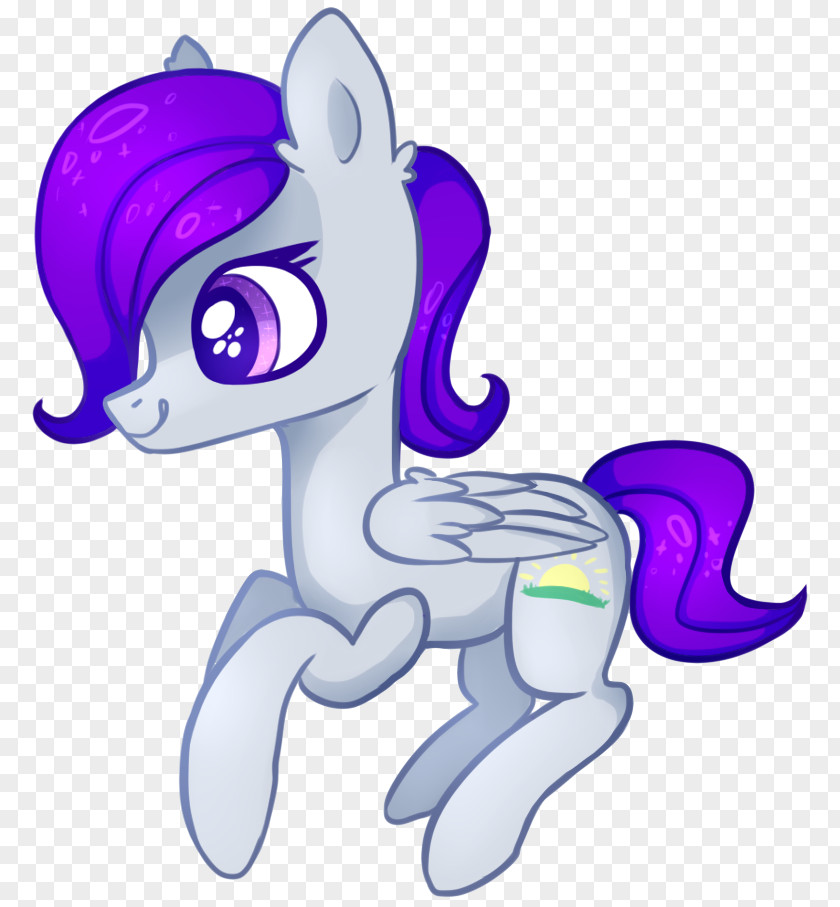 Glory Horse Violet Art PNG