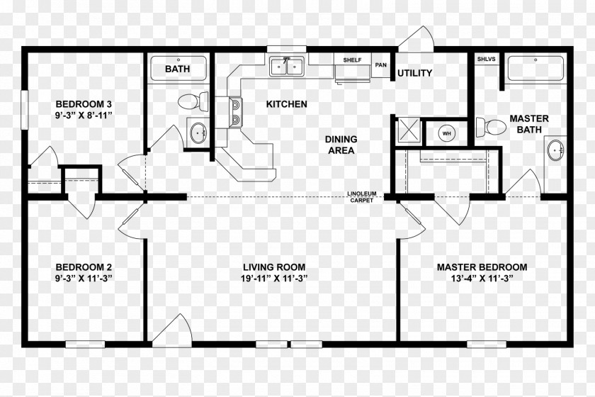 House Floor Plan Warren Club Apartments PNG