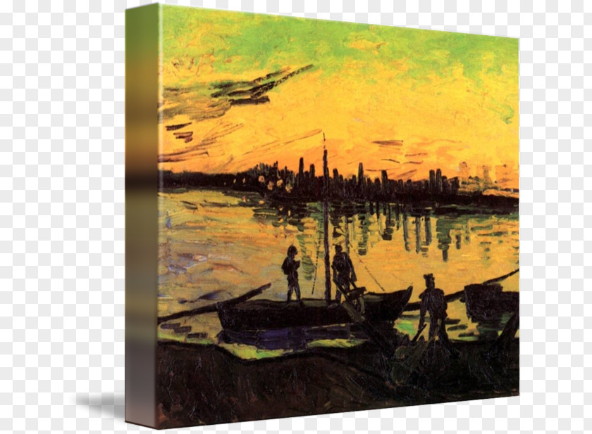 Posters The Stevedores In Arles Oil Painting Potato EatersPainting Van Gogh PNG