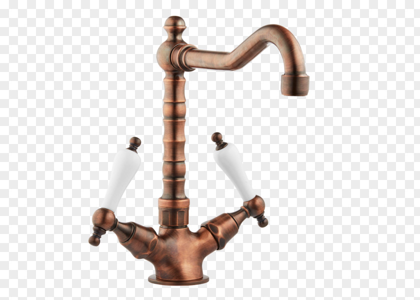 Copper Kitchenware Sink Tap Brass Metal PNG