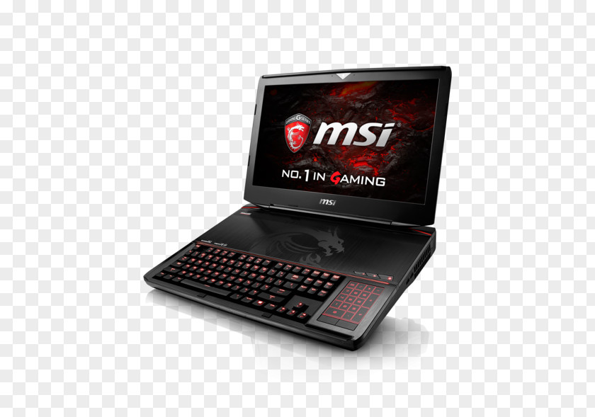 Intel Extreme Performance Gaming Notebook With Mechanical Keyboard GT83VR Titan SLI Core I7 MSI Laptop PNG