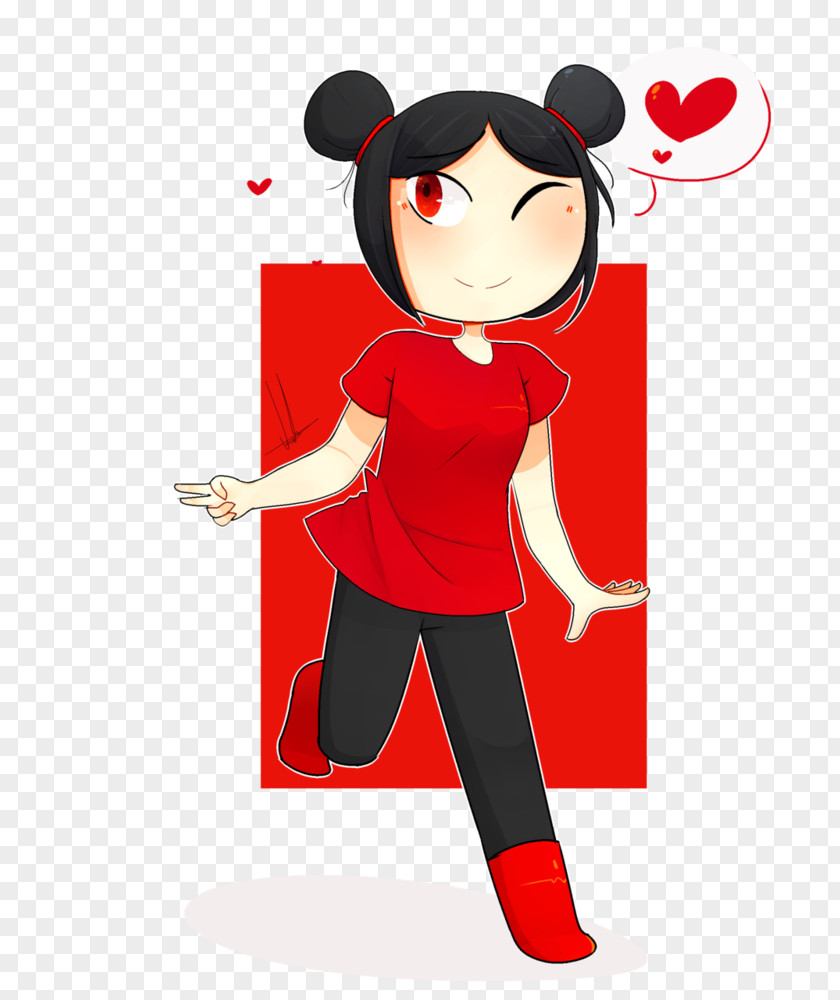 Pucca House Fan Art Character Hello Greeting PNG